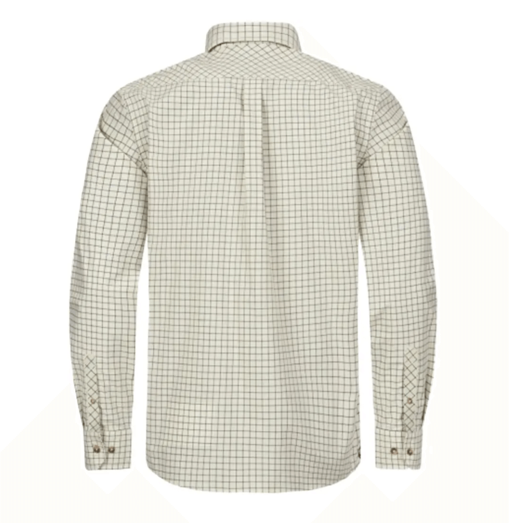 Сорочка Sauer Shirt Men 23 Creme/Dark Brown Checked Фото 2